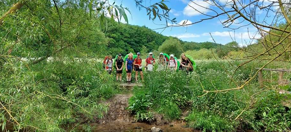 Campsmount Students on their DofE Expedition