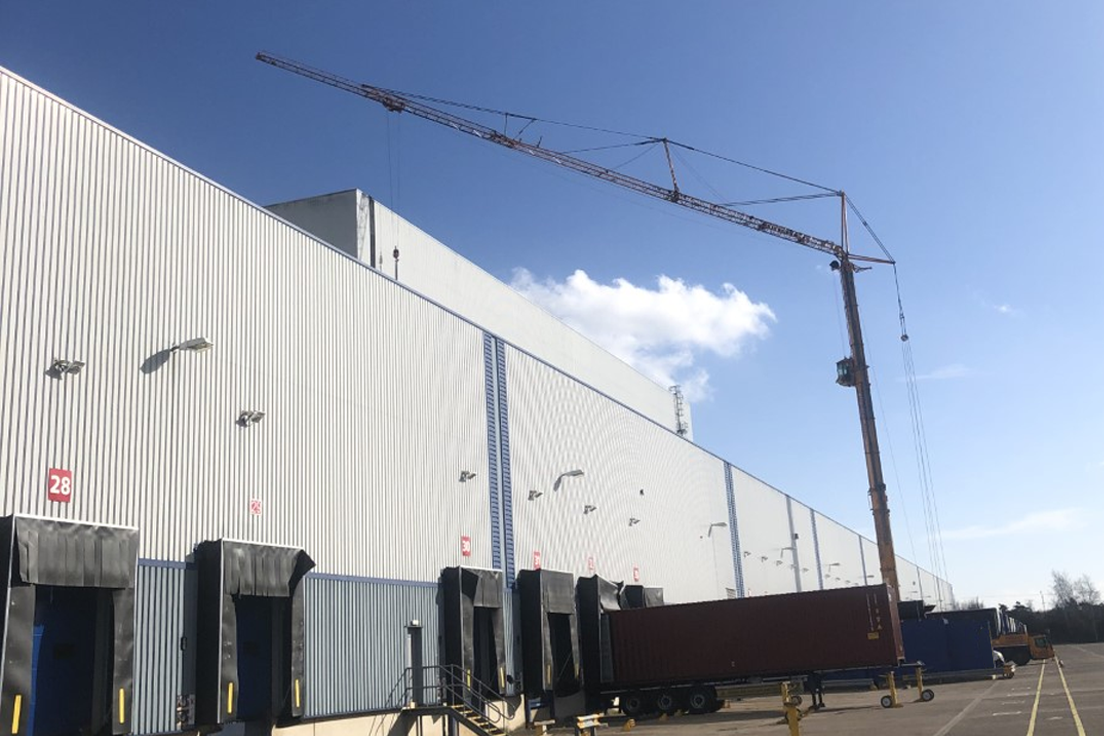 Yorkshire Cladding Repair Crane